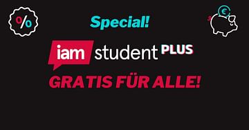 iamstudent PLUS jetzt gratis für alle bis zum Ende der Ferien!