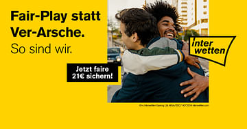 21€ Interwetten Studentenrabatt für iamstudent PLUS Mitglieder