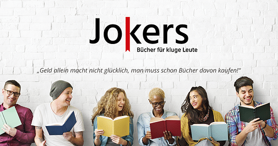 Für Bücherfreunde! Bei Jokers erwarten dich tausende fantastische (Hör-)Bücher, die du dir mit unserem Jokers Studentenrabatt vergünstigt schnappen kannst. Du erhältst -10% auf Bücher, Hörbücher und mehr und kannst insgesamt bis zu 90% sparen!