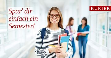 6 Monate gratis lesen mit dem KURIER Studentenrabatt