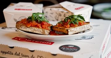 Gratis Piccola Bruschetta als Studentenrabatt zu deiner L'Osteria Bestellung