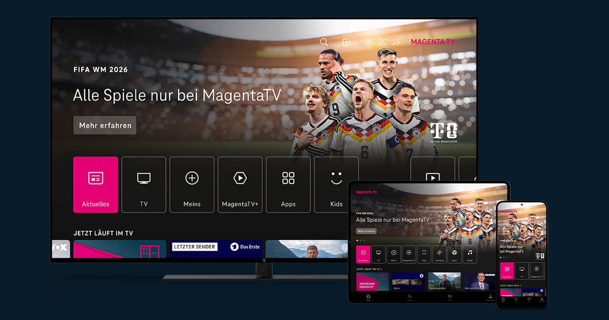 23% Rabatt auf MagentaTV Flex – alle Spiele der FIFA WM 26 & bestes Fernsehen & Streaming