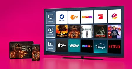 Ob TV, Smartphone, Tablet oder Laptop: Flexibel wie nie kannst du mit MagentaTV Flex überall und jederzeit spannende Filme, Serien, Sport- und Musikevents genießen! Hol dir jetzt bestes Fernsehen und Streaming mit 15% Studentenrabatt - mtl. kündbar!