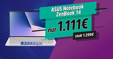 -188€ auf ASUS Notebook ZenBook 14 bei MediaMarkt