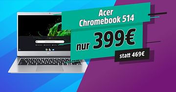15% Rabatt auf das Acer Chromebook 514 bei MediaMarkt