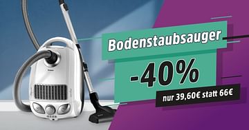 40% Möbelix Gutschein für Bodenstaubsauger Comfort Clean