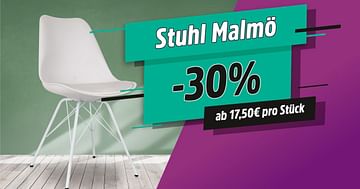 30% Möbelix Rabatt auf Stühle Malmö