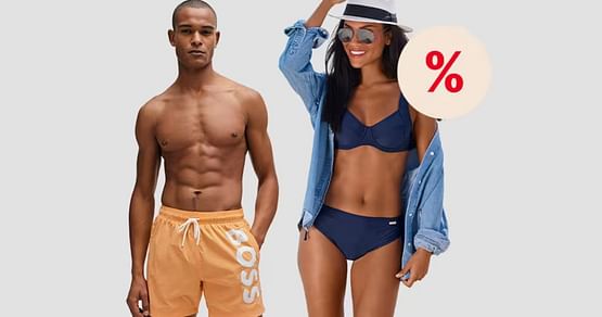 Ob Bikinis, Badeanzüge, Badehosen und Co. - ob LASCANA, Calvin Klein, Bench. und mehr: Bei OTTO bekommst du deine Bademode zum besten Preis. Und mit Studentenrabatt gibts 20% Nachlass auf deine erste Bestellung und -10% auf die nächste!