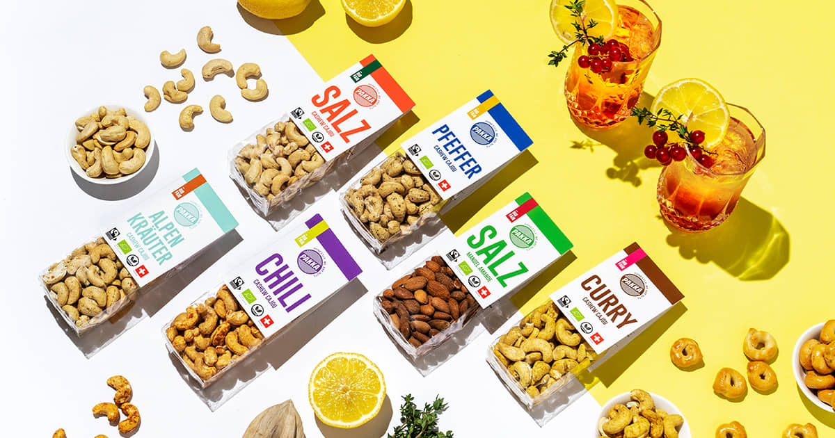 Bio & Fair: -20% Student:innenrabatt auf Nüsse, Trockenfrüchte & Schoko Snacks von Pakka!