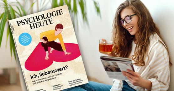 Freu dich jeden Monat auf die neuesten Erkenntnisse aus der psychologischen Forschung und psychotherapeutischen Praxis. Mit Studentenrabatt bekommst du das PSYCHOLOGIE HEUTE Jahresabo mit über 47% Ersparnis.