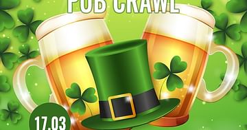 Nur 10€ für St’ Patrick’s Pub Crawl mit Pub Crawl Vienna