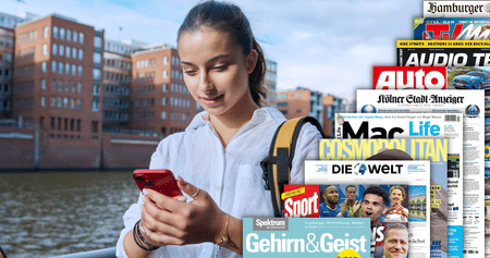 In der read-it App warten über 800 Zeitungen und Magazine auf dich, inkl. Audioartikeln zum Anhören und praktischem Offline-Modus. Hol dir jetzt 80% Studentenrabatt und nutz die App für nur 2,99€ im Monat! Gültig für 3 Monate. Jederzeit kündbar!