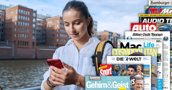 In der read-it App warten über 800 Zeitungen und Magazine auf dich, inkl. Audioartikeln zum Anhören und praktischem Offline-Modus. Hol dir jetzt 80% Studentenrabatt und nutz die App für nur 2,99€ im Monat! Gültig für 3 Monate. Jederzeit kündbar!