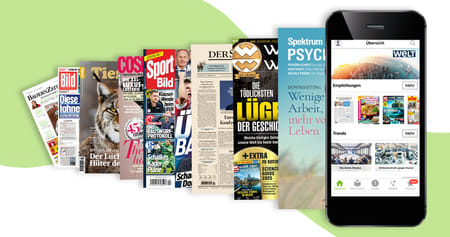 In der read-it App warten über 900 Zeitungen und Magazine auf dich, inkl. Audioartikeln zum Anhören und praktischem Offline-Modus. Hol dir jetzt 87% Studentenrabatt und nutz die App für nur 1,99 CHF im Monat! Gültig für 3 Monate. Jederzeit kündbar!