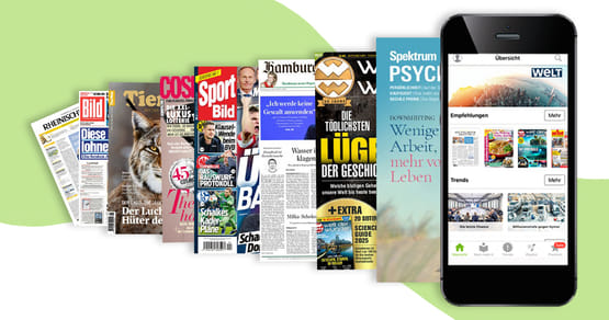 In der read-it App warten über 900 Zeitungen und Magazine auf dich, inkl. Audioartikeln zum Anhören und praktischem Offline-Modus. Hol dir jetzt 87% Studentenrabatt und nutz die App für nur 1,99€ im Monat! Gültig für 3 Monate. Jederzeit kündbar!