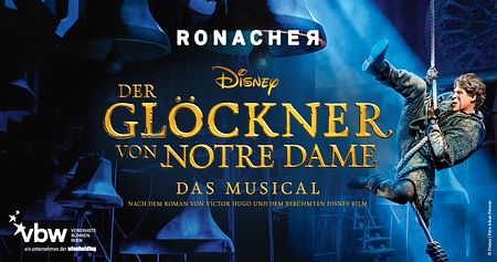 Disneys DER GLÖCKNER VON NOTRE DAME verzaubert erstmals Wien! Mit unserem Studentenrabatt sparst du 30% auf einen unvergesslichen Abend im Ronacher.