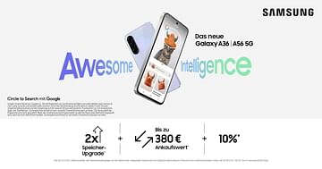 Der Samsung Knaller: Top-Benefits auf Galaxy A36 | A56 mit 10% Rabatt und mehr!