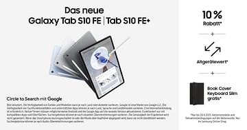 Der Samsung Knaller: Das neue Galaxy Tab S10 FE | Tab S10 FE+ mit 10% Rabatt + noch mehr Vorteilen!