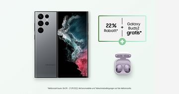 Knaller-Angebot: -22% auf die Galaxy S22-Serie und gratis Galaxy Buds2*