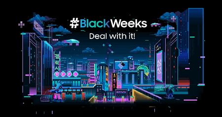 Großartige Samsung Knaller-Angebote während der #BlackWeeks: Spare mit diesen Deals bis zu 59%, z.B. ausgewähltes Smartphone Galaxy S22 schon ab 579€ oder ausgewählte Tablets bis zu 41% vergünstigt. Gültig nur bis 28.11.!
