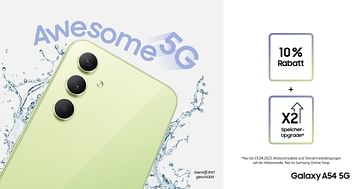 Knaller-Angebot von Samsung: Das neue Galaxy A54 5G mit 10% Studentenrabatt + gratis Speicherupgrade