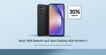 Dein Samsung Knaller-Angebot bis 6.11.: Schnapp dir das Galaxy A54 mit 30% Rabatt!
