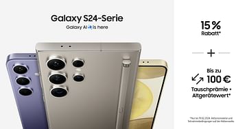 Samsung Knaller-Angebot: Die neue Galaxy S24-Serie mit 15% Rabatt und noch mehr Benefits!