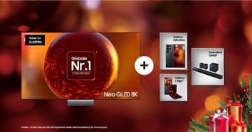 Türchen 3: Jetzt einen ausgewählten Samsung Vision AI TV kaufen und 1 von 3 Geschenken erhalten!