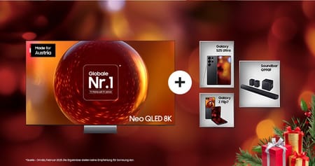 #adventskalendertürchen Samsung liefert dir Hammer-Weihnachtsfreude: Hol dir einen der teilnehmenden Samsung TVs und freu dich neben exzellenter Bildqualität über ein hochwertiges Geschenk – vom Galaxy Smartphone bis zur Soundbar – obendrauf!