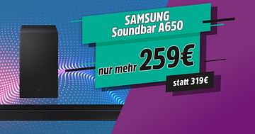 Mit dem Samsung Studentenrabatt Soundbar A650 für nur 259€ ergattern