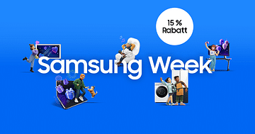 Knaller-Angebot bis 2.11.: Samsung Week mit großartigen Geschenken und -15% auf jede Menge Technik!