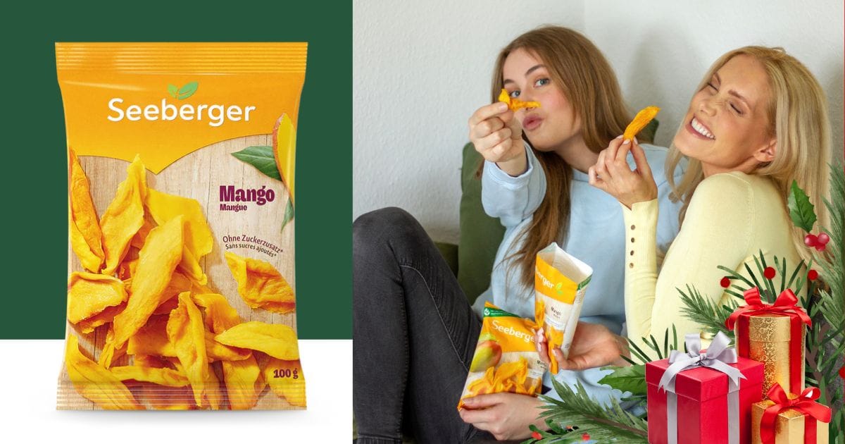Türchen 20: Hole dir Gratis Mango Trockenfrüchte bei Seeberger