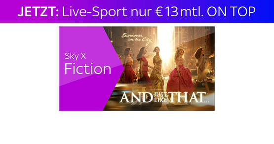 Die neusten Filme, aktuelle Serien, Top-Dokus plus Free-TV für das komplette TV-Erlebnis. Selbstverständlich monatlich kündbar! Also stream dir Sky X Fiction & Live TV jetzt wann und wo du willst mit unserem Rabatt satte 40% billiger!