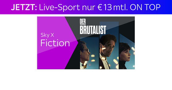 Die neusten Filme, aktuelle Serien, Top-Dokus für das komplette TV-Erlebnis. Selbstverständlich monatlich kündbar! Also stream dir Sky X Fiction jetzt wann und wo du willst mit Studentenrabatt satte 40% billiger!