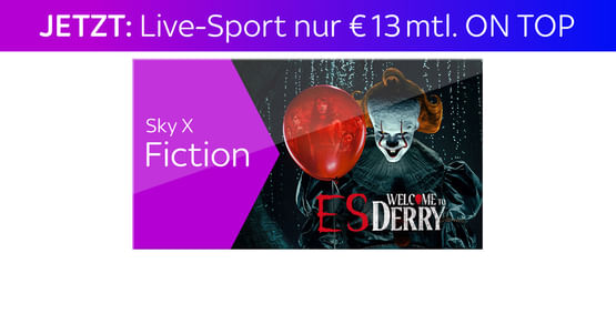 Die neusten Filme, aktuelle Serien, Top-Dokus für das komplette TV-Erlebnis. Selbstverständlich monatlich kündbar! Also stream dir Sky X Fiction jetzt wann und wo du willst mit Studentenrabatt satte 40% billiger!