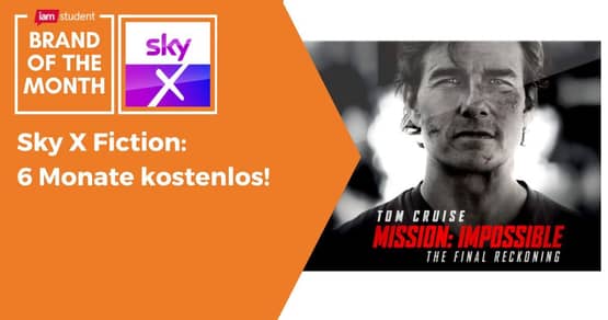 Sky X Fiction Freizeit-Rabatt für Studenten