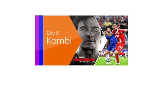 Erlebe jetzt smart Streaming via App mit den aktuellsten Blockbustern, den neuesten Top-Serien und 100% Live-Sport – monatlich kündbar! Also hol dir gleich die Sky X Kombi mit sattem Studentenrabatt um nur  25,00€ mtl.*
