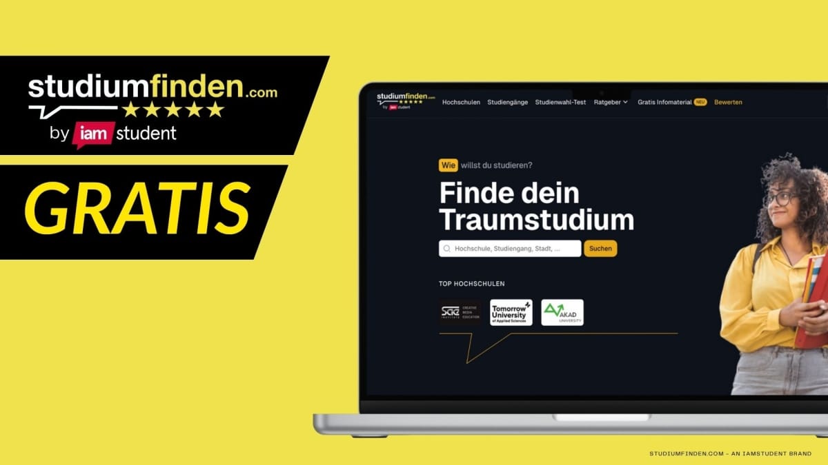 Gratis Studienwahl-Test & kostenloses Infomaterial sichern