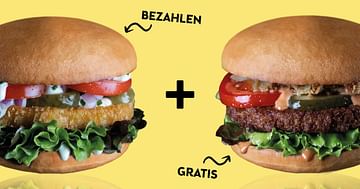 1+1 gratis Burger mit dem Swing Kitchen Studentenrabatt