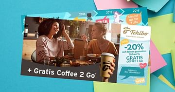 20% Tchibo Studentenrabatt auf deinen gesamten Einkauf in der Filiale + gratis COFFEE 2 GO