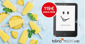40€ Studentenrabatt auf den eReader tolino vision 4 HD