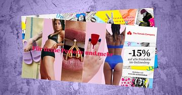 15% Studentenrabatt auf Period Pantys, Intimpflege, Tampons u.v.m. bei The Female Company