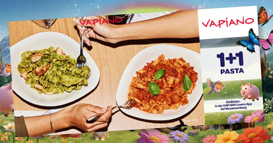 VAPIANO Food&Drinks-Rabatt für Studenten