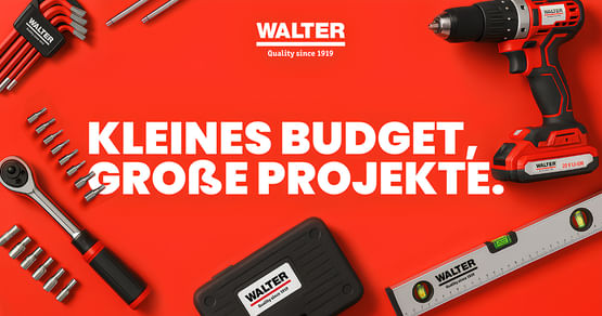 Egal ob du Werkzeug für die Studi-WG, Camping-Ausrüstung fürs nächste Abenteuer oder Gartengeräte fürs Elternhaus suchst: Mit 20% Studentenrabatt auf alles bei WALTER sicherst du dir Werkzeug und Haushaltshelfer für deine DIY-Projekte megagünstig!