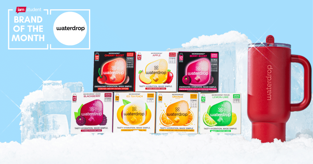 Erfrischt ins neue Jahr: 15% Studentenrabatt auf waterdrop® StarterSets!