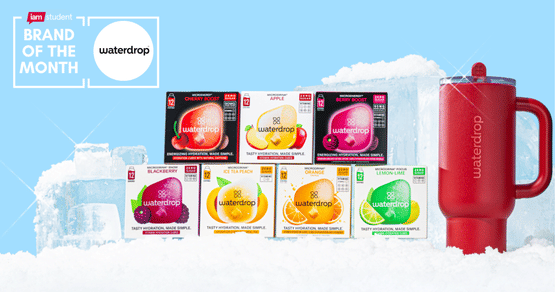 2026: Das Jahr, in dem ich genug trinke! Wenn du deine guten Vorsätze easy in die Praxis umsetzen willst, dann hol dir dieses geniale Brand of the Month Knaller-Angebot von waterdrop® und profitiere von 15% Studentenrabatt auf alle StarterSets!