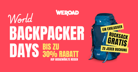 WeRoad Reisen-Rabatt für Studenten