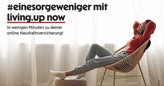 Sorgenfrei mit living.up now - der Online-Haushaltsversicherung der Wiener Städtischen! Mit wenigen Klicks sicherst du dich ab, sollte mal etwas kaputtgehen oder gestohlen werden. Unser Studentenrabatt bringt dir jetzt 10% Nachlass auf die Prämie.