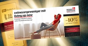 5% Studentenrabatt auf die living.up now Haushaltsversicherung von Wiener Städtische