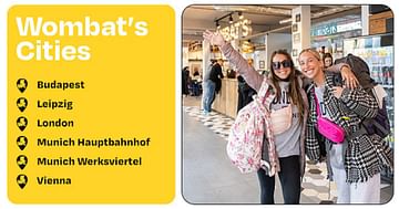 Mega Knaller-Angebot: 30% Nachlass auf deine nächste Buchung in einem Wombat's City Hostel